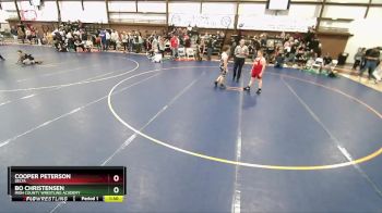 130 lbs 3rd Place Match - Bo Christensen, Iron County Wrestling Academy vs Cooper Peterson, Delta