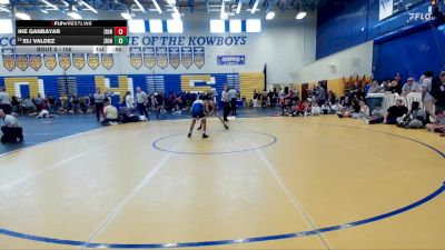 106 lbs Cons. Round 4 - Eli Valdez, TFWC vs Ike Ganbayar, Palm Harbor University