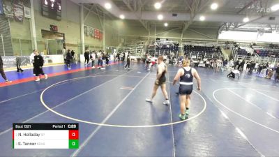 285 lbs Semifinal - Samuel Tanner, Green Canyon High School vs Nathan Holladay, Charger Wrestling Club