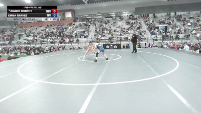 50 kg Champ. Rd Of 32 - Rianne Murphy, Iowa Womens Wrestling Club vs Emma Graves, Tarleton Wrestling Club