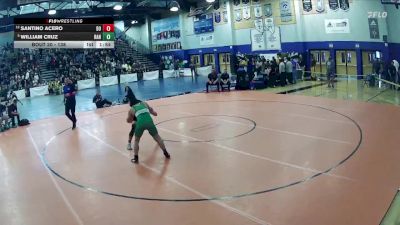 138 lbs Champ. Round 1 - William Cruz, Rancho vs Santino Acero, Desert Oasis
