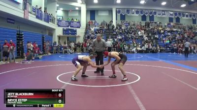 150 lbs Quarterfinal - Bryce Estep, Fremont Ross vs Jett Blackburn, Bluffton