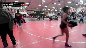 110 lbs Cons. Round 6 - Nalani Mora, Vista Murrieta vs Isabel Moore, Great Oak