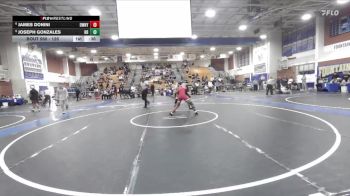 126 lbs Cons. Round 4 - Joseph Gonzales, Huntington Beach vs James Donini, Downey