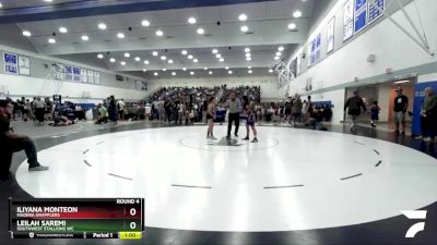 102 lbs Round 4 - Leilah Saremi, Southwest Stallions WC vs Iliyana Monteon, Madera Grapplers