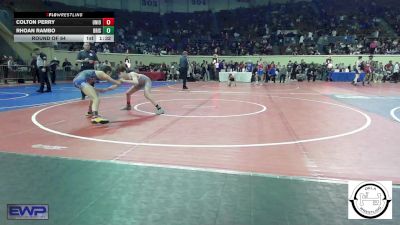 87 lbs Round Of 64 - Colton Perry, Union JH vs Rhoan Rambo, Bristow