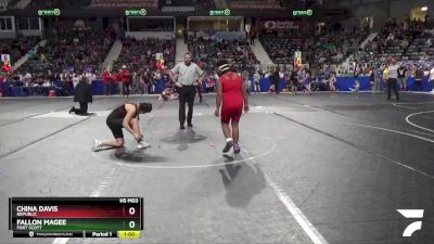 130 lbs Cons. Round 1 - China Davis, Republic vs Fallon Magee, Fort Scott