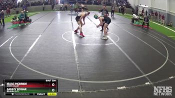 190 lbs Quarterfinal - Sammy Bonar, Boulder City vs Isaac McBride, North Valley