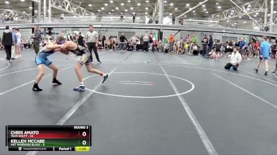 100 lbs Round 3 (4 Team) - Chris Amato, Team Shutt vs Kellen McCabe, Mat Warriors Black