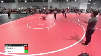 100 lbs 2nd Place - Drake Zimolzak, Team So Cal vs Kamila Cerna, Top Dog WC