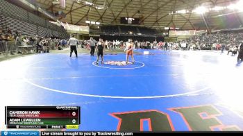 120 lbs Quarterfinal - Adam Lewellen, Steelclaw Wrestling Club vs Cameron Hawk, Yelm Junior Wrestling
