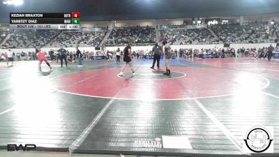 161 lbs Consi Of 16 #2 - Astri Cabrera, Warner Girls vs Madyson Ladd, Chickasha Wrestling