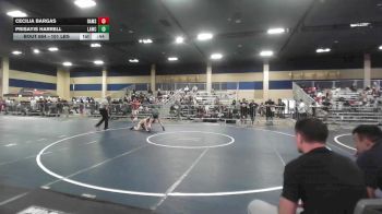 101 lbs 3rd Place - Cecilia Bargas, Rams WC vs Prisayis Harrell, Lawc