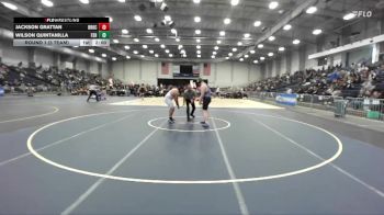 215 lbs Round 1 (3 Team) - Wilson Quintanilla, Farmingdale Sr High vs Jackson Grattan, Brockport