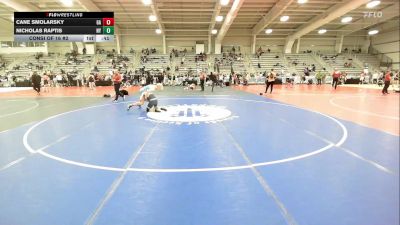 132 lbs Consi Of 16 #2 - Cane Smolarsky, GA vs Nicholas Raptis, NY
