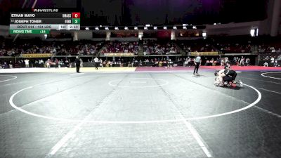 184 lbs Consi Of 16 #2 - Ethan Mayo, UMASS vs Joseph Toner, Ferrum College (NCAA)