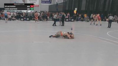 126 lbs Cons. Sub-rd Of 32 - Lewis Martens, Moen Wrestling Academy vs Dylan Russo, Michigan Premier