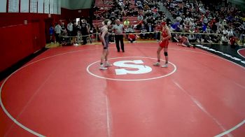 121 lbs Cons. Round 5 - Karter Gilliland, Plum Hs vs Owen Dluhos, Westmont Hilltop Hs