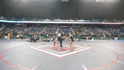 5A - 152 lbs 1st Place Match - Laila Tellez, Havelock vs Miracle Doetsch, Parkwood High School