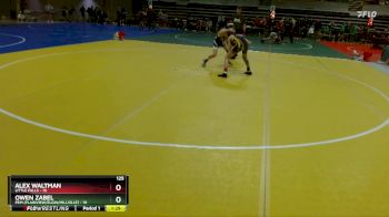 125 lbs Semis & 1st Wrestleback (8 Team) - Owen Zabel, PEM (Plainview/Elgin/Millville) vs Alex Waltman, Little Falls