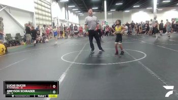 52 lbs Round 7 (8 Team) - Lucas Ducos, FL Scorpions vs Greyson Schrader, HFL