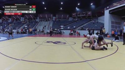 149 lbs Semifinal - Bobby Minor, University Of Rio Grande vs Slade Wilson, Andrew College