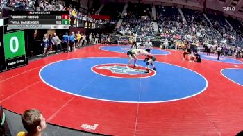 2A-144 lbs Cons. Round 3 - Will Ballenger, Franklin County vs Garrett Krous, Stephens County HS