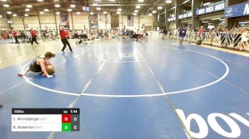 106 lbs Round Of 16 - Chase Wirnsberger, Buffalo Valley Wrestling Club - Black vs Brandon Bickerton, Team Shutt Mutts