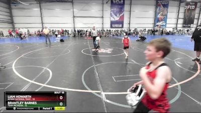 64 lbs Rd# 8- 12:30pm Saturday Final Pool - Brantley Barnes, Team Michigan vs Liam Howarth, NCWAY National Team