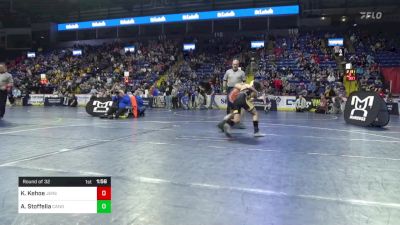 90 lbs Round Of 32 - Knox Kehoe, Jersey Shore vs Abel Stoffella, Canon-McMillan