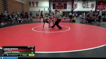 120 lbs 5th Place Match - Lawson Sinnwell, Solon vs Logan Pennock, Fort Madison