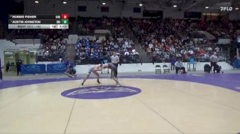 141 lbs Cons. Round 5 - Austin Johnston, Illinois Wesleyan vs Robbie Fisher, Nebraska Wesleyan