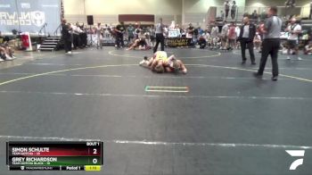 200 lbs Quarterfinals (8 Team) - Simon Schulte, Team Gotcha vs Grey Richardson, Team Gotcha Black