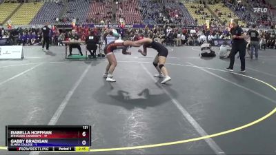 131 lbs Placement (4 Team) - Gabby Bradigan, Elmira College vs Isabella Hoffman, Emmanuel University