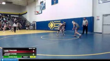 120 lbs Quarterfinal - Jayden Stone, Whitmer vs Lane Thacker, Lakota