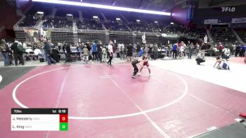 70 lbs Consi Of 4 - Jennessy Messerly, Lockwood WC vs Lindyn King, Natrona Colts WC