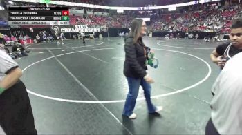 Girls 235 lbs Cons. Round 2 - Maricela Loomans, Beaver Dam-Girls vs Keela Deering, Clintonville-Girls