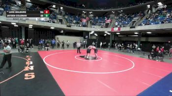 285 lbs Champ. Round 2 - Luke Malburg, Marist vs Jayden Coleman, DeKalb