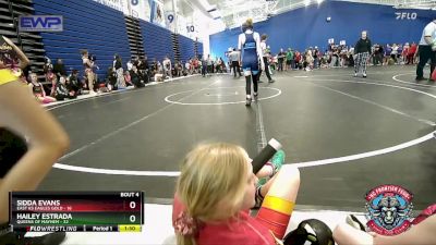 100 lbs Round 2 (4 Team) - Vesta Leroy, East KS Eagles Gold vs Alayah Losey, Queens Of Mayhem