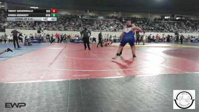 Consi Of 8 #1 - Trent Gruenwald, Bixby vs Owen Kennedy, Kingfisher YellowJackets