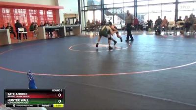 144-148 lbs Round 2 - Hunter Wall, Dubuque Hempstead vs Tate Andrle, Prairie, Cedar Rapids