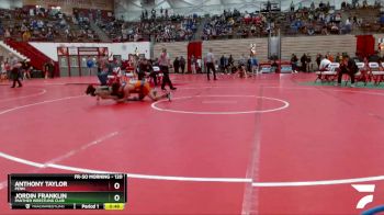 120 lbs Champ. Round 1 - Anthony Taylor, Penn vs Jordin Franklin, Panther Wrestling Club