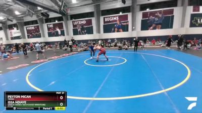 190 lbs Cons. Semi - Peyton Mican, Texas vs Issa Ndiaye, Gracie Barra Westchase Wrestling Club