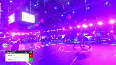 130 lbs Round Of 32 - Justin Alma, Chain Wrestling vs Oliver Faler, Conifer Lobos