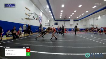 88 lbs Rr Rnd 5 - Mason Martin, Del City Little League vs Tehya Myhre, Duncan Demon Wrestling