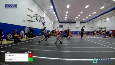 88 lbs Rr Rnd 5 - Mason Martin, Del City Little League vs Tehya Myhre, Duncan Demon Wrestling