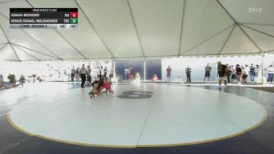 138 lbs Cons. Round 5 - Jesus Israel Melendrez, Threshold Wrestling Club vs Jonah Moreno, Fullerton Red Hawks