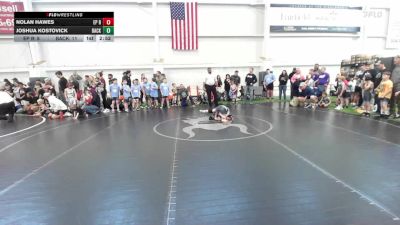 54 lbs Round Robin 1 - Nolan Hawes, EP Rattlers-Yth vs Joshua Kostovick, Backyard Barbarians-Yth