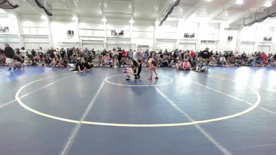 82 lbs Round Robin 1 - Sienna West, Pheonix Wrestling-Girls vs Leeah Stephen, WV Lunatics-Girls
