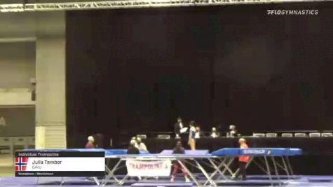Julia Tambor - Individual Trampoline, CAVU - 2021 USA Gymnastics Championships